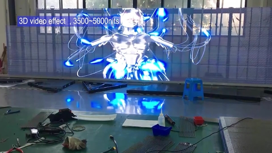 আউটডোর ভাড়া স্বচ্ছ LED ডিসপ্লে স্ক্রীন সম্মুখভাগ