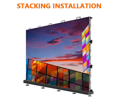 সম্পূর্ণ রঙ P3.9mm আউটডোর LED ডিসপ্লে স্ক্রীন 500x500mm ডাই কাস্টিং অ্যালুমিনিয়াম