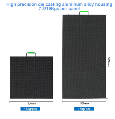 ইন্ডোর 500X1000mm বিজ্ঞাপন LED ডিসপ্লে স্ক্রীন প্যানেল Pantalla P3 P3.91