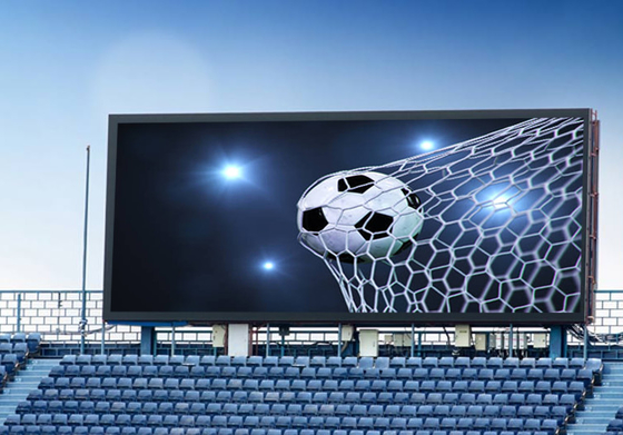 সম্পূর্ণ রঙের বিজ্ঞাপন LED আউটডোর ফুটবল স্টেডিয়াম ঘের P6.67 P8 P10 LED স্ক্রীন ডিসপ্লে