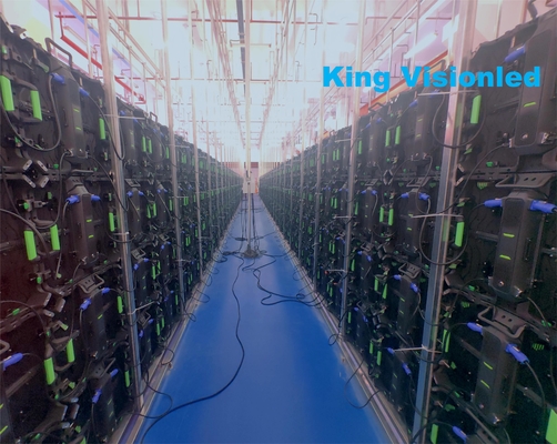 King Visioned Full Color P3.91 P4.81 স্টেজ ব্যাকড্রপ ভাড়া LED ডিসপ্লে ইভেন্ট