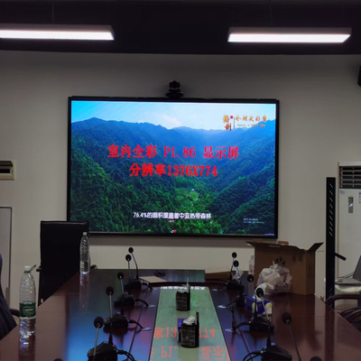 Shenzhen P1.86 ইন্ডোর 4K LED ভিডিও ওয়াল রিপ্লেসমেন্ট LCD স্প্লিসিং স্ক্রিন ইফেক্ট ডিসপ্লে